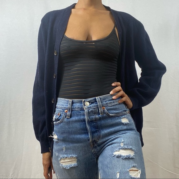 Navy Polo Ralph Lauren cardigan - Picture 2 of 4